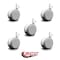 Service Caster 3 Inch MRI Safe Casters, 3/8 Inch Threaded Stem, Set of 5, 5PK SCC-TS02S75-TPR-GRY-381634-MRI-5 - alternate 4
